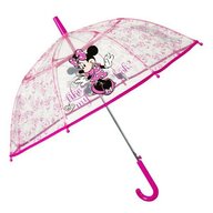 Perletti - Umbrela  Minnie automata rezistenta la vant transparenta 45 cm