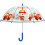 Perletti - Umbrela  Pompier automata rezistenta la vant transparenta 42 cm - 1