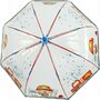 Perletti - Umbrela  Pompier automata rezistenta la vant transparenta 42 cm - 2