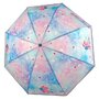 Umbrela Perletti Unicorn cu detalii reflectorizante plianta manuala mini pentru fete - 2