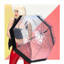 Umbrela ploaie transparenta cu bordura neagra - 4