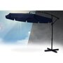 Umbrela terasa/gradina, Plonos, Pliabila, Inclinabila, Impermeabila, Diametru 3m, Inaltime 250 cm, Blue - 6