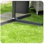 Umbrela terasa/gradina, Plonos, Pliabila, Inclinabila, Impermeabila, Diametru 3m, Inaltime 250 cm, Blue - 9