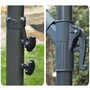 Umbrela terasa/gradina, Plonos, Pliabila, Inclinabila, Impermeabila, Diametru 3m, Inaltime 250 cm, Blue - 10
