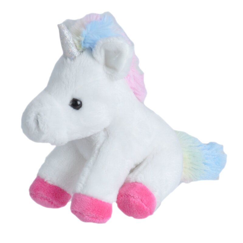 Wild republic - jucarie din plus unicorn , 13 cm, alb