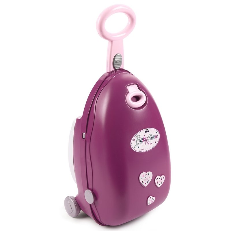 Smoby - Valiza multifunctionala pentru papusi Baby Nurse 3 in 1