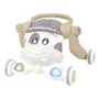 Vehicul ride-on, Bebe Stars, X-Ride Junior, 3 in 1, Pentru primii pasi, bicicleta de echilibru si trotineta, Cu sunete si lumini LED, Cotiera reglabila in 4 pozitii, Roti antiderapante, Conform cu EN71 CE, 6 luni+, Beige - 2