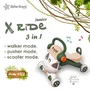 Vehicul ride-on, Bebe Stars, X-Ride Junior, 3 in 1, Pentru primii pasi, bicicleta de echilibru si trotineta, Cu sunete si lumini LED, Cotiera reglabila in 4 pozitii, Roti antiderapante, Conform cu EN71 CE, 6 luni+, Beige - 4