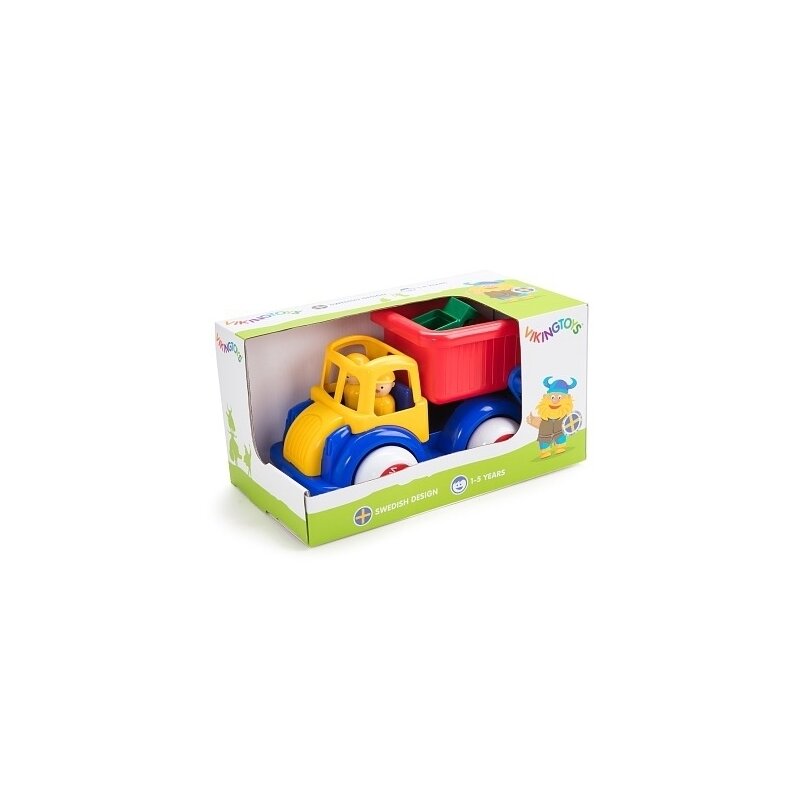 Vikingtoys - camion gunoi cu 2 figurine, jumbo