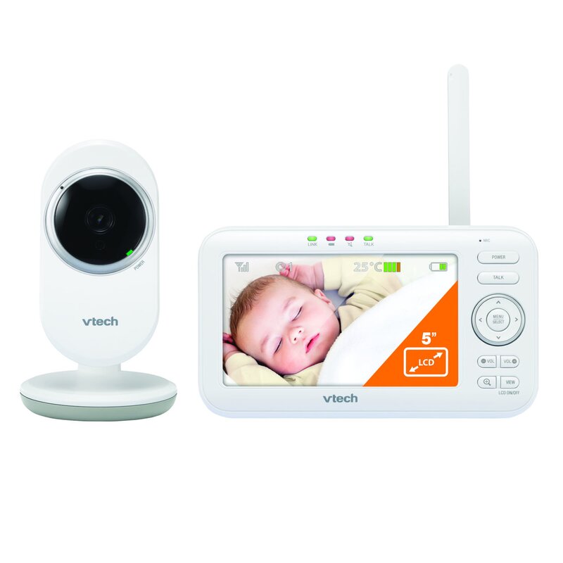Vtech - vm5252 video monitor pentru bebelusi cu ecran de 5 lcd