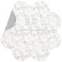 Wallaboo - Paturica floare imprimata, Grey - 1