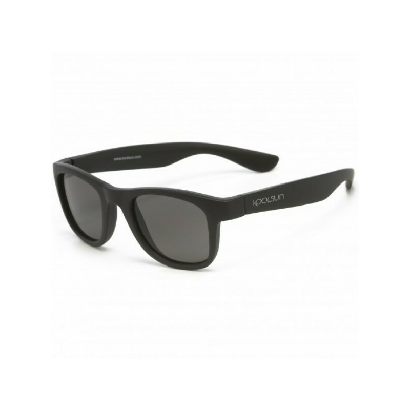 Wave 3/10 ani - Matte Black - Ochelari de soare pentru copii - Koolsun