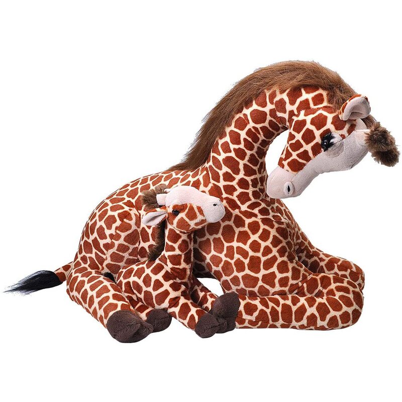 Wild republic - mama si puiul - girafa jumbo