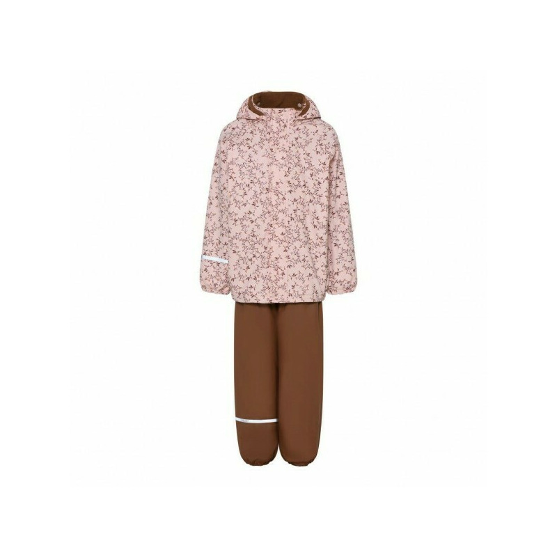 Winter Blossom 110 - Set jacheta+pantaloni impermeabil cu fleece, pentru vreme rece, ploaie si vant - CeLaVi