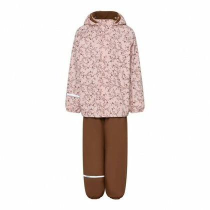 Winter Blossom 120 - Set jacheta+pantaloni impermeabil cu fleece, pentru vreme rece, ploaie si vant - CeLaVi