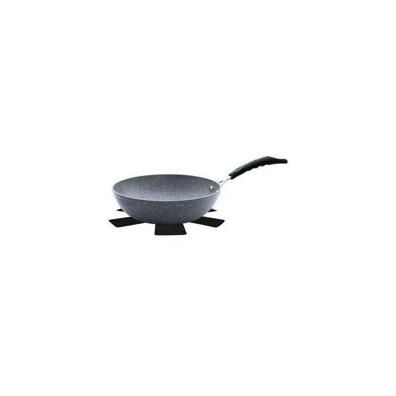 Wok pentru gatit 28 cm, Gray Stone Touch Line, Berlinger Haus, BH 1159