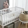 Woodies - Dream Crib - Patut Mic 90 x 40 cm Alb, Din Lemn Masiv - 3