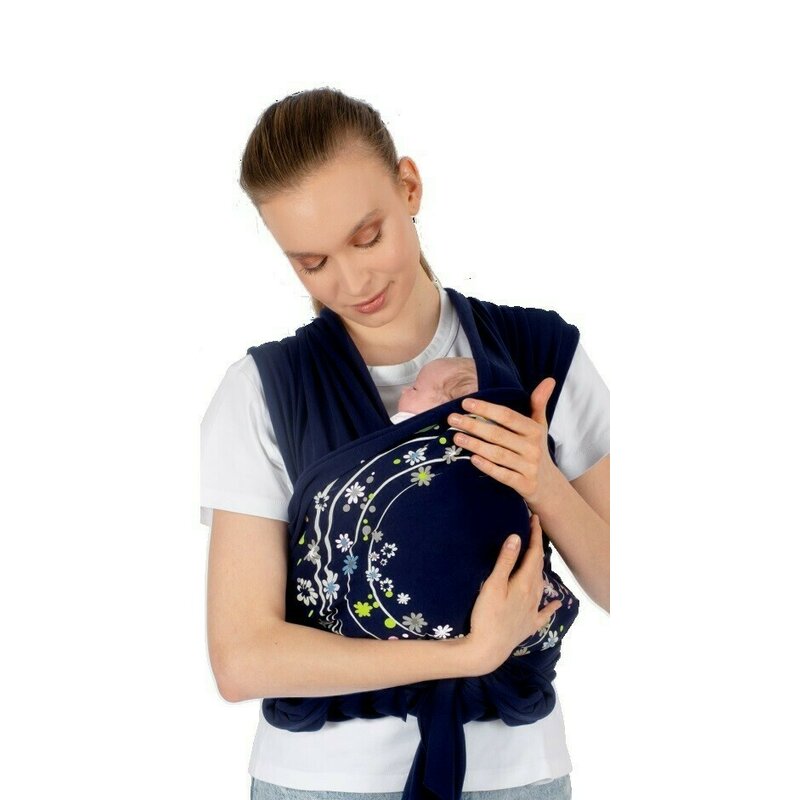 Sevi baby - wrap, dark blue