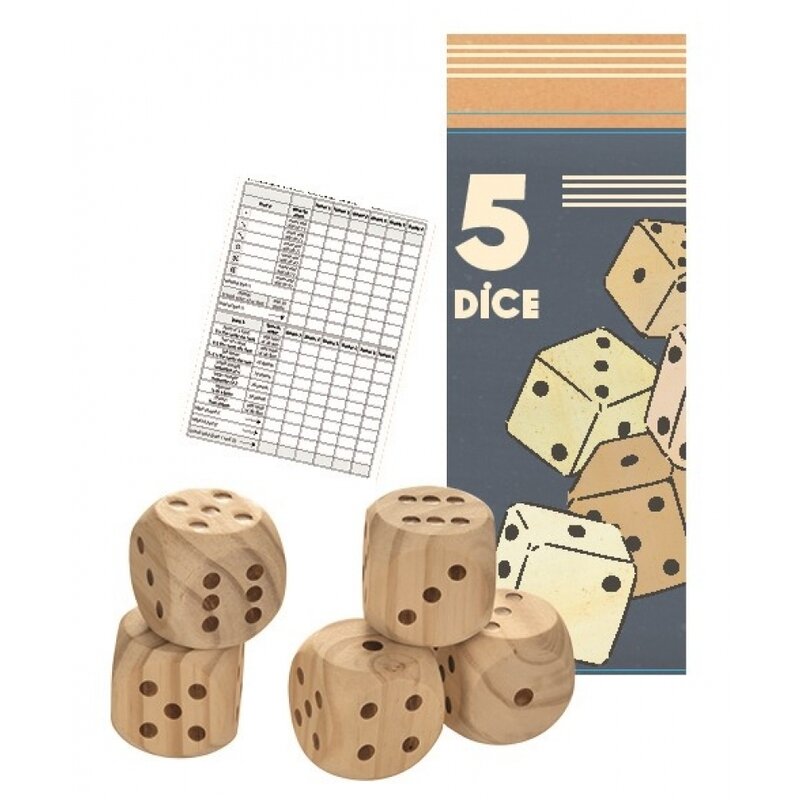 Egmont toys - zaruri mari din lemn,