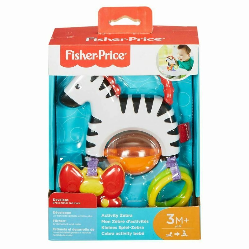 Mattel - jucarie cu activitati zebra, cu ventuza