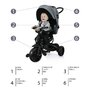 Tricicleta copii, ZOPA, -41443 6 moduri de utilizare Citi Trike Foggy Grey - 6