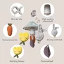 Jucarie Pentru Carucior TAF TOYS - Mini Carusel - URBAN GARDEN