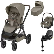 Maxi-Cosi Sistem 4in1 OXFORD Carucior + Landou Sense + Scoica Auto Pebble 360 PRO2 + Baza Auto FAMILYFIX 360 PRO