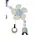 Jucarie Carucior Tiny Love - Arcada SUNNY STROLL - BLACK & WHITE DÉCOR