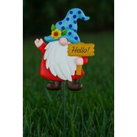 Decoratiune gradina Pitic pe bat 