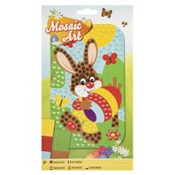 Arta Mozaic pe numere de Paste - A5 - Iepuras