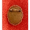 Brosa Balerina Lebada Neagra 5x4 cm