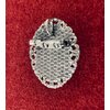 Brosa/Medalion Balerina Lebada Neagra 3,5x3 cm