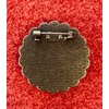 Brosa rotunda Cromata Opera Nationala Bucuresti, diametru 3.5 cm