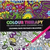 Carte antistress de colorat, Colour Therapy, 120 pg