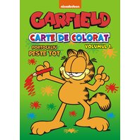 Carte de colorat Garfield Vol I - Portocaliu peste tot