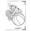 Carte de colorat Garfield vol II - Nascut pentru sport