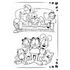 Carte de colorat Garfield vol VII - Garfield si prietenii