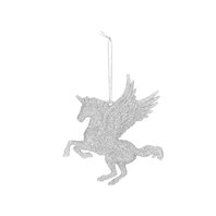 Decoratiune de Craciun unicorn argintiu