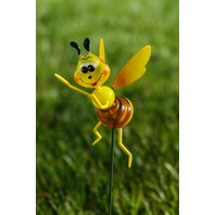 Decoratiune de gradina Albinuta pe tarus cu aripi mobile - model 4 - 50cm