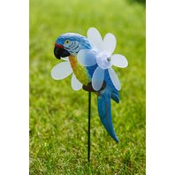 Decoratiune de gradina Morisca Papagal Albastru 6.5 x 8 x 56cm