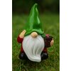 Decoratiune de gradina Pitic de gradina cu accesorii in mana