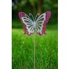 Decoratiune gradina Fluture metalic pe tarus, 3 modele, 17 x 2.5 x 61cm