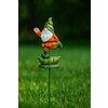 Decoratiune gradina Pitic pe tarus, 8cm x 6cm x 8cm