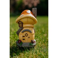 Ornament Gradina Casuta Zanelor Ciuperca 11 X 10.5 X 18CM