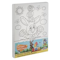 Pictura pe numere - set creativ de Paste - 20x15cm - Iepuras