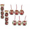 Decoratiuni de Craciun - mini coronite - 3 bucati/set - 8cm