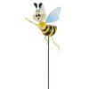 Decoratiune de gradina Albinuta pe tarus cu aripi mobile- model 2 - 50cm