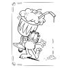 Carte de colorat Garfield vol III: Mananc, deci exist!