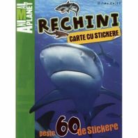 Animal Planet Carte cu stickere: Rechini