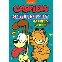 Carte de colorat Garfield vol V - Garfield si Odie